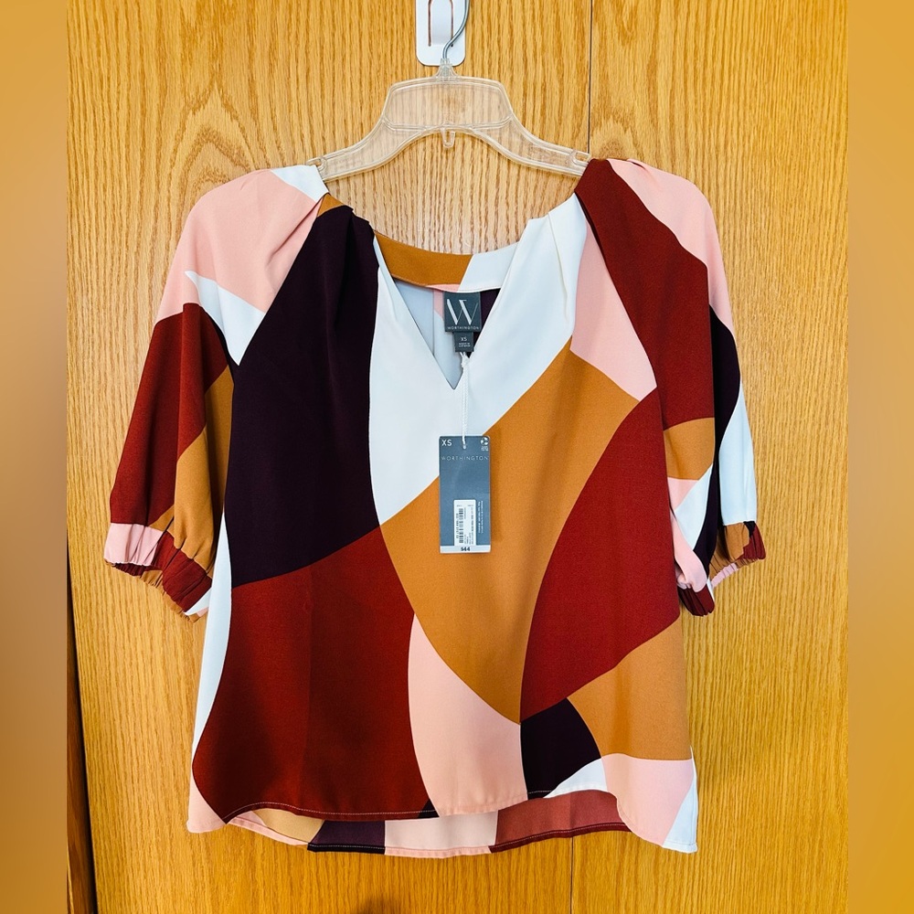 Worthington Geometric Top Size XS